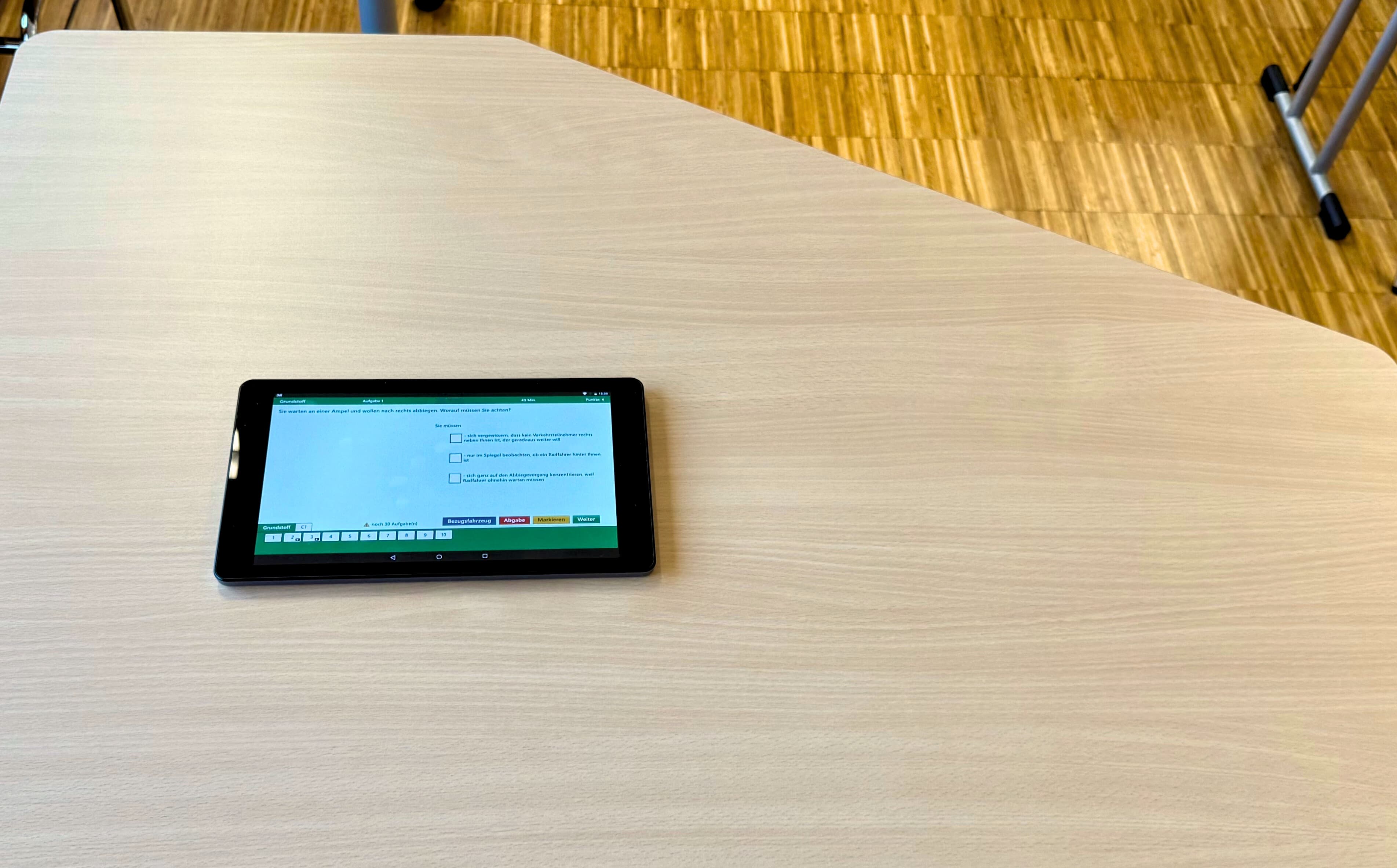 Anmeldung zur Theorieprüfung am 15.04.2026